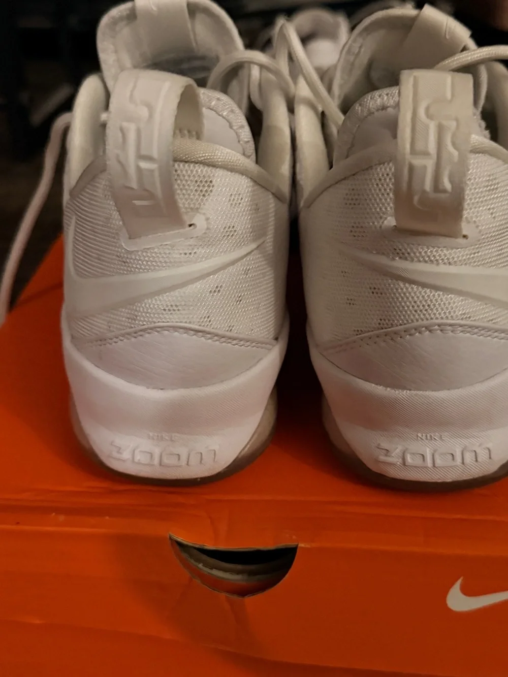 Nike LeBron 14 Jordan Men's Athletic Sneakers in White